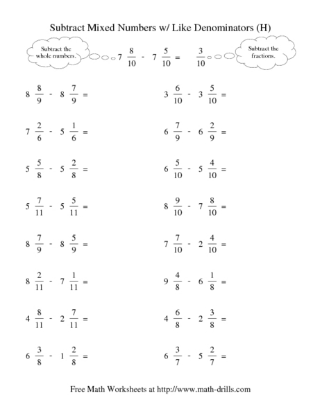 Add and subtract numbers within 20 worksheet